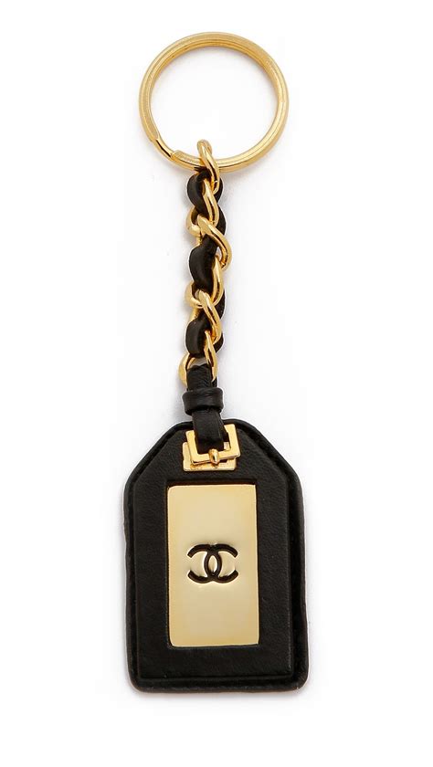 vintage chanel leather and link logo id bracelet